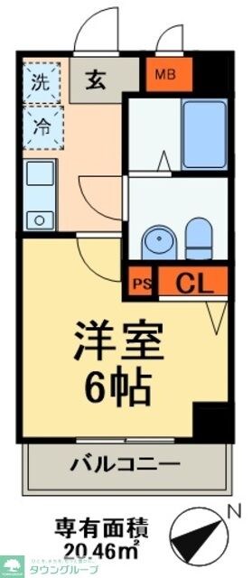 ルミエル本八幡の物件間取画像