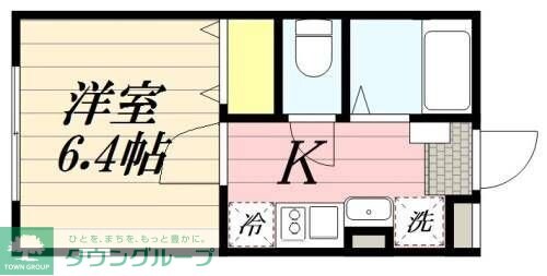 メゾンコリーヌ八柱の物件間取画像