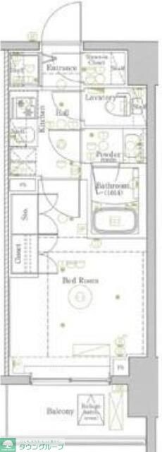 DIPS金町レジデンスの物件間取画像