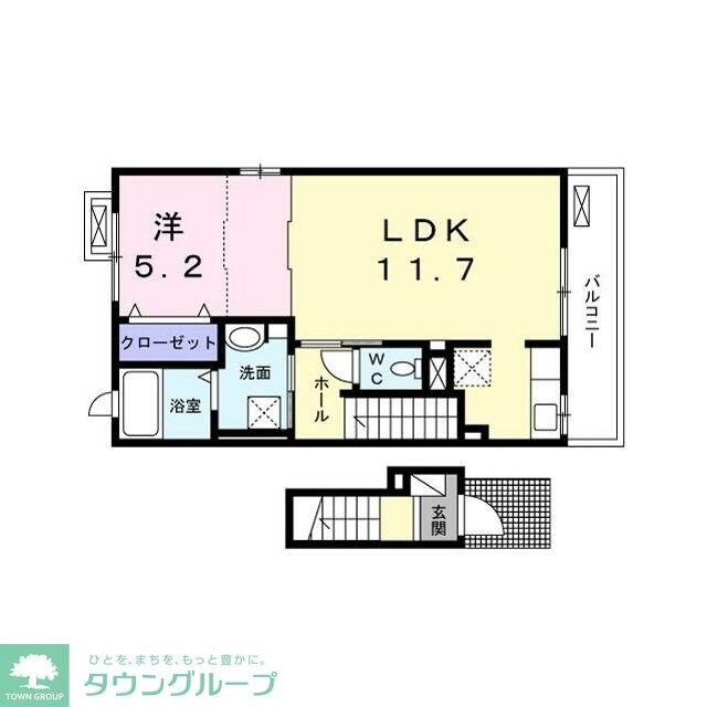 ピーチハウスの物件間取画像