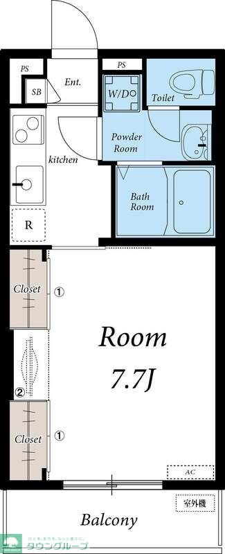 リブリ・カシオペアIIIの物件間取画像