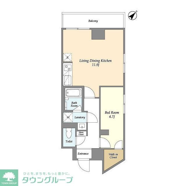 グランカーサ西葛西の物件間取画像