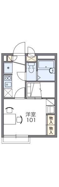 レオパレスアリオンの物件間取画像