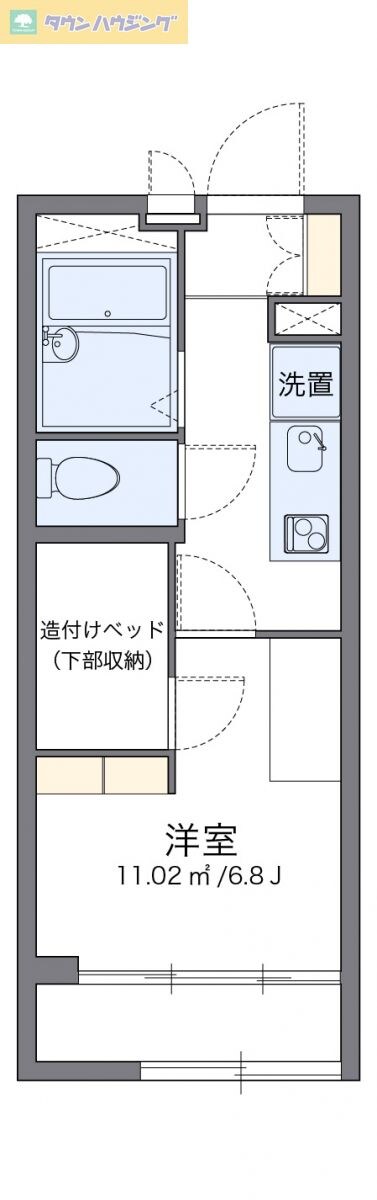 レオパレスコンフォートの物件間取画像