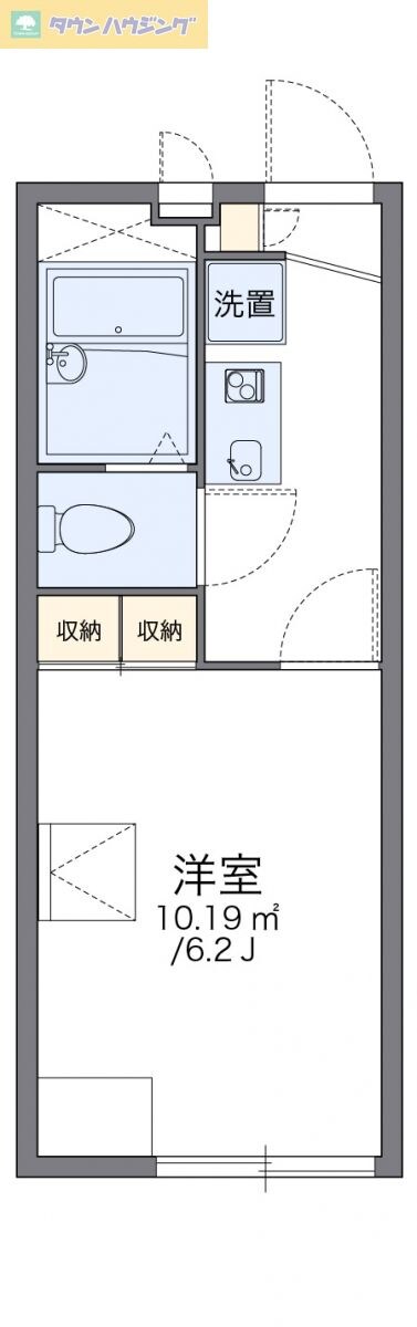 レオパレスアドミラーブルの物件間取画像