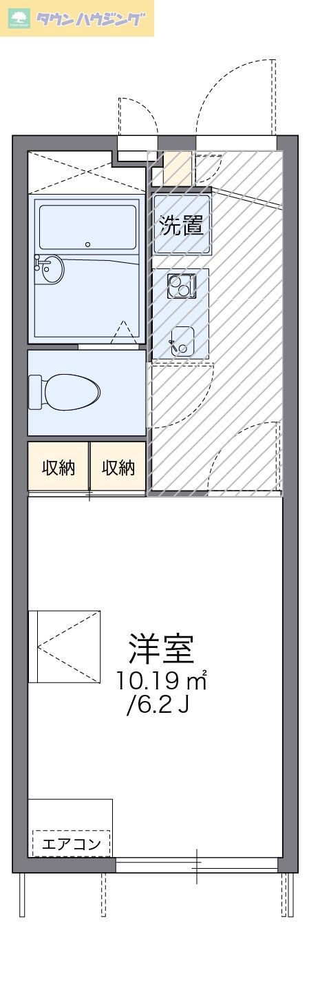 レオパレスサンシティーの物件間取画像