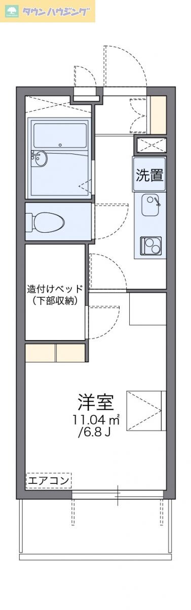 レオパレス東千葉の物件間取画像