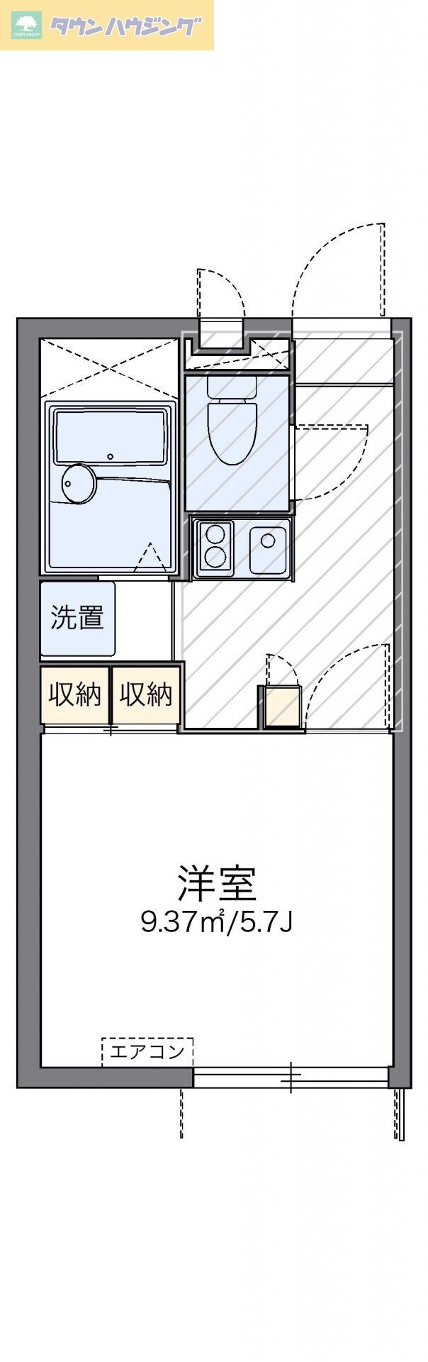 レオパレスフォレスタの物件間取画像