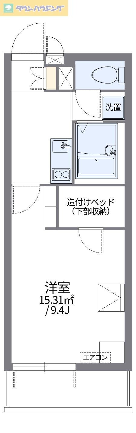 レオパレスジョセリーヌの物件間取画像