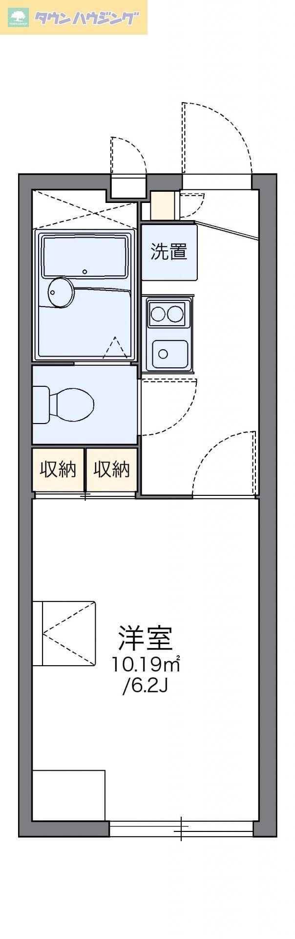 レオパレスモナーロの物件間取画像