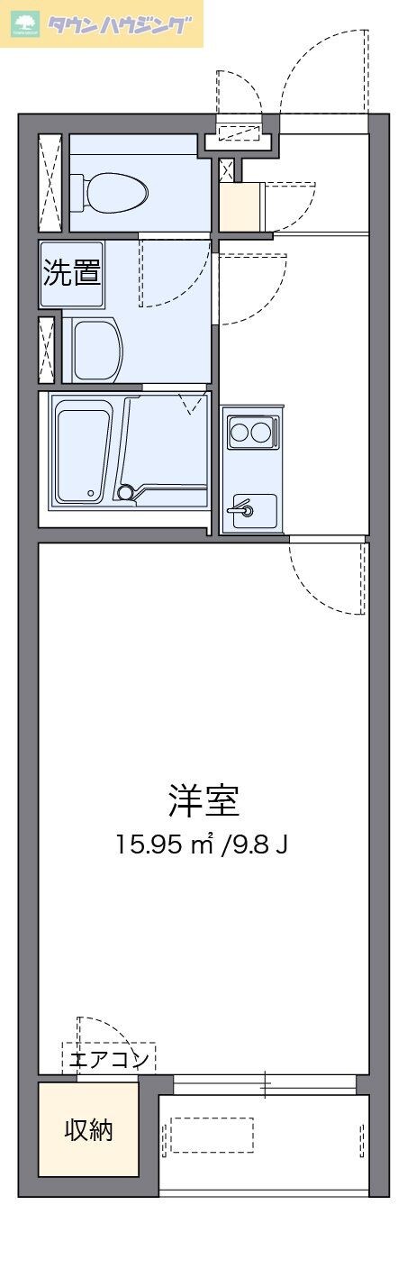 レオネクストスフィア田中の物件間取画像