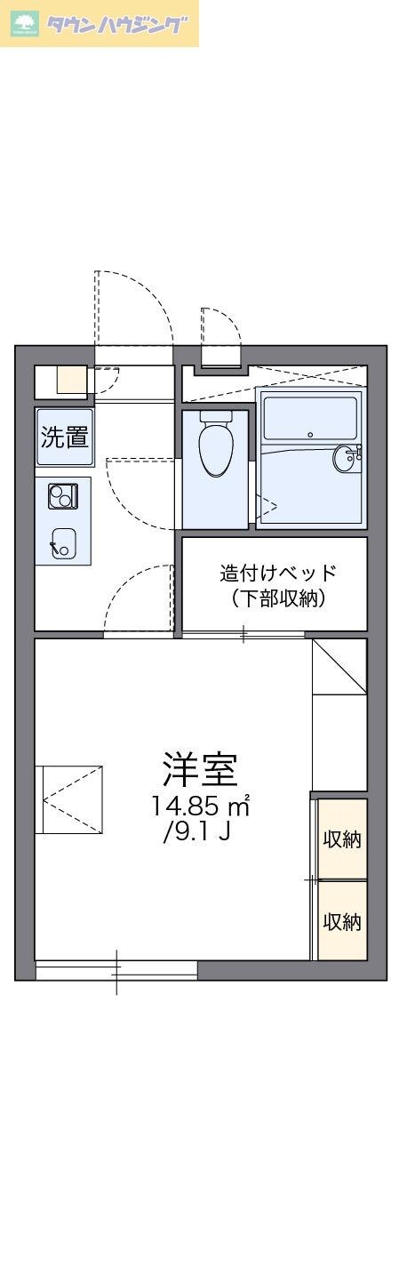 レオパレスレグルス・コートの物件間取画像