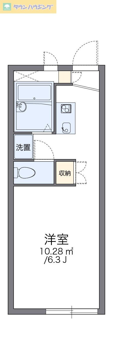 レオパレスパルフェの物件間取画像