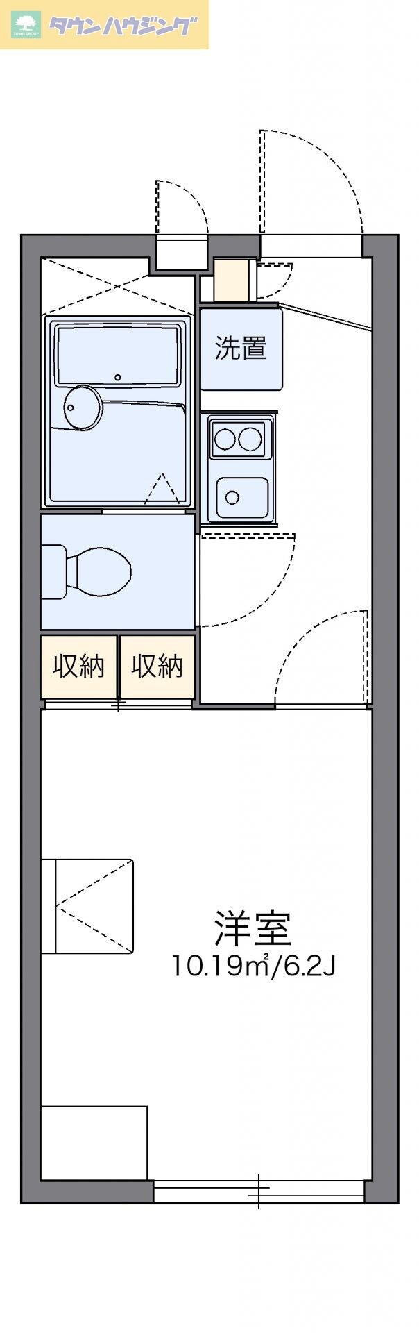 レオパレスアイリスの物件間取画像