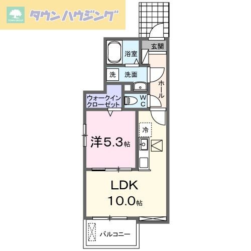 プロスペクト大日の物件間取画像