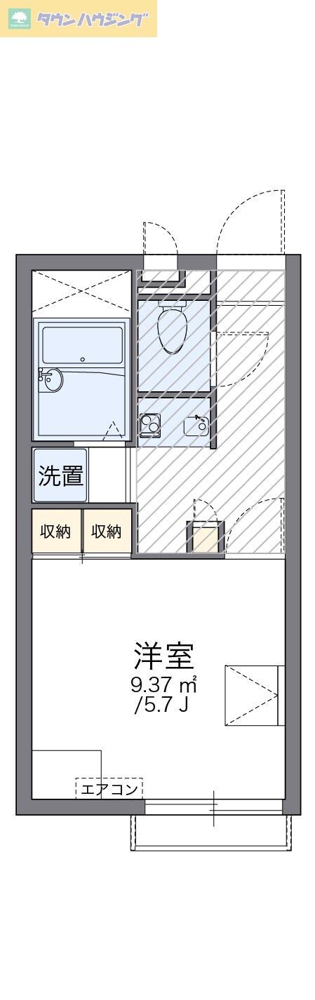 レオパレスプレミール稲毛の物件間取画像