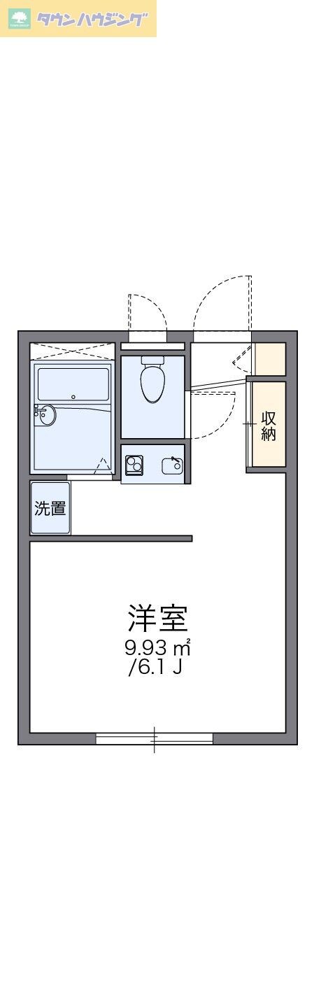 レオパレスメイプル５の物件間取画像