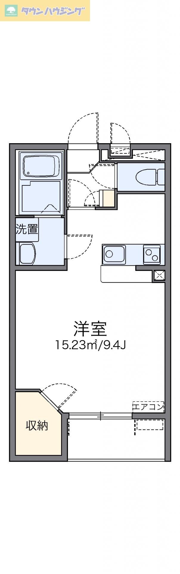 レオネクストウォーターリリーの物件間取画像