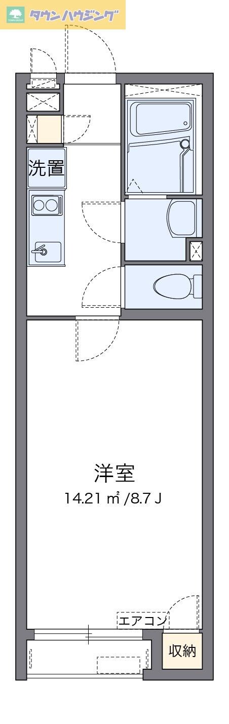 クレイノうれし荘の物件間取画像