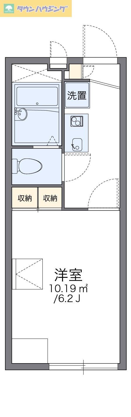 レオパレス旭の物件間取画像