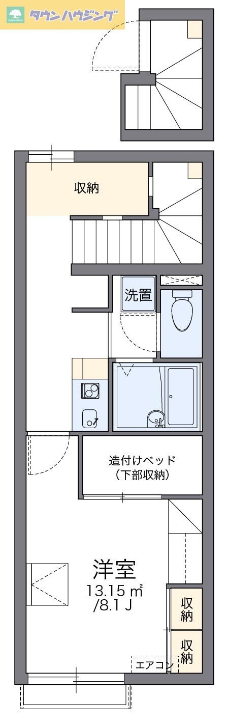 レオパレスエクレールIの物件間取画像