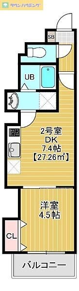 サザンクロス東千葉の物件間取画像