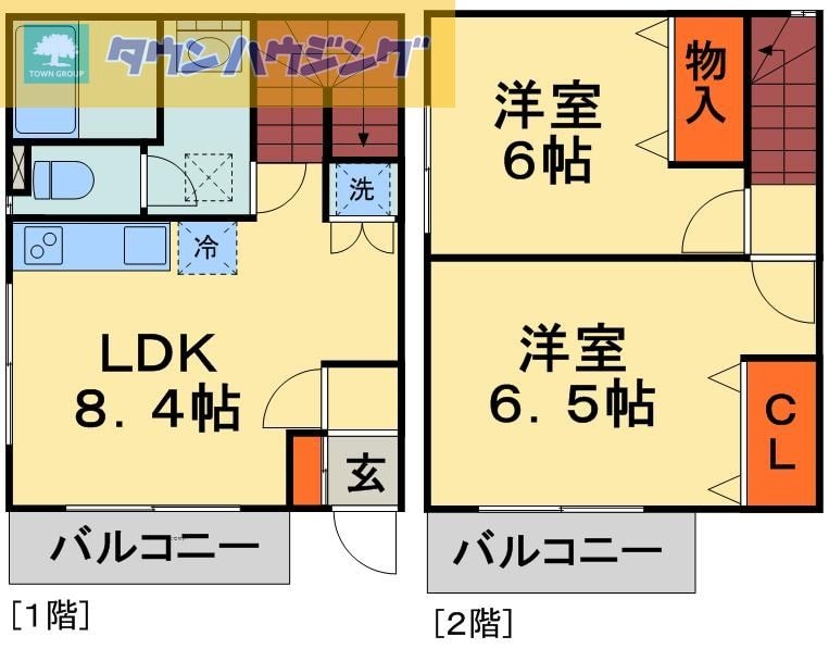 メゾンドローズ　の物件間取画像