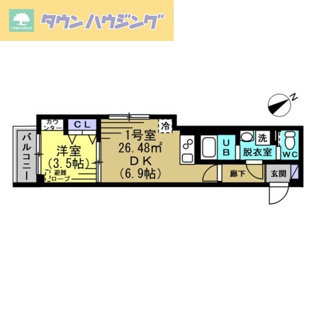 アスペクトの物件間取画像