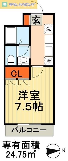 エバーシャインＳＯＧＡ　の物件間取画像