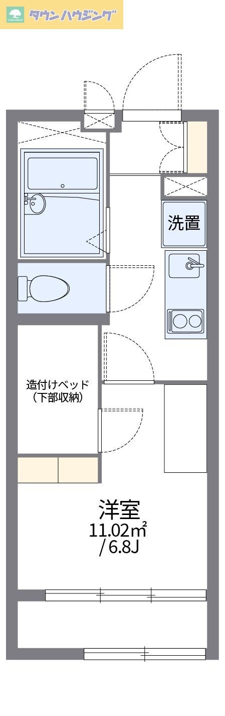 レオパレスＳＡＫＵＲＡIIの物件間取画像