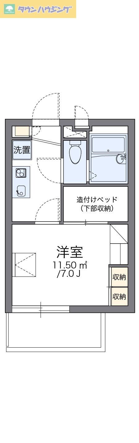 レオパレスＬｕｋｉａの物件間取画像