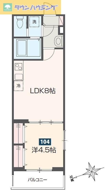 ＭＥＬＤＩＡ幕張の物件間取画像