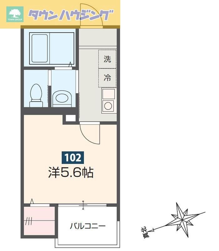 ＭＥＬＤＩＡ幕張の物件間取画像