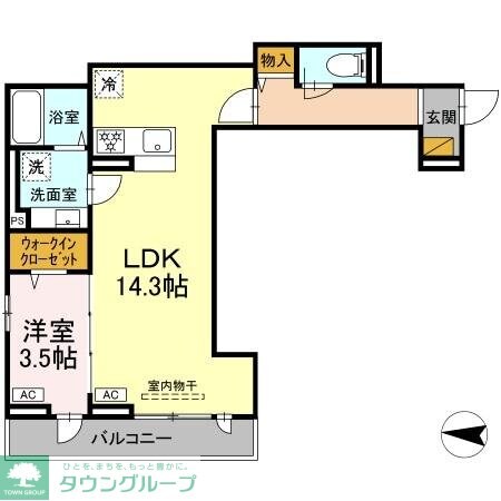 DROOM幕張本郷1丁目PJの物件間取画像