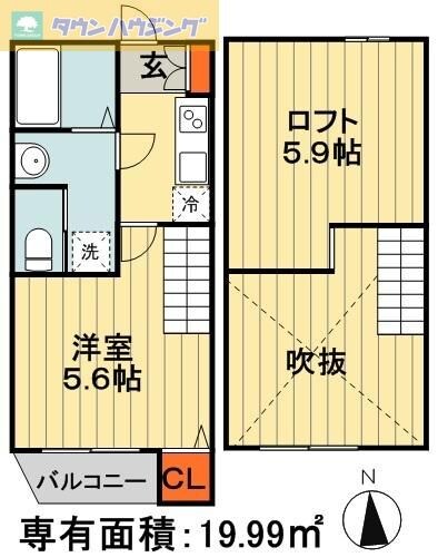 メゾンコンフォースの物件間取画像