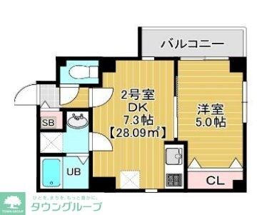 金太郎ヒルズ３４０の物件間取画像