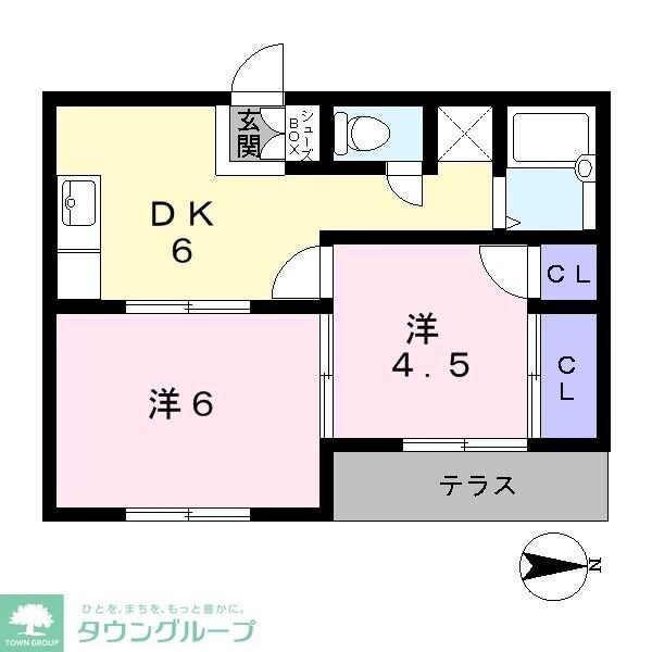 ヒルズペガサスの物件間取画像