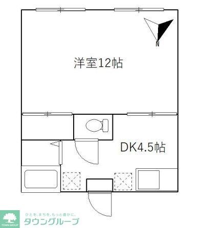 ハイツセキスイA棟の物件間取画像