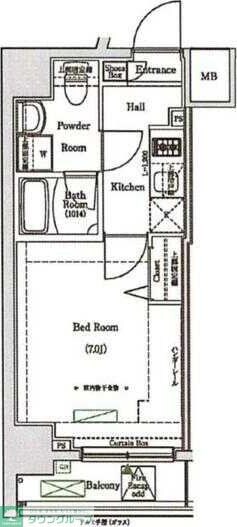 ラフィスタ金町の物件間取画像