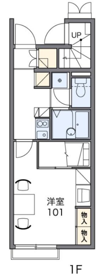 レオパレスパピヨンの物件間取画像