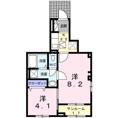 ヴィントミューレの物件間取画像