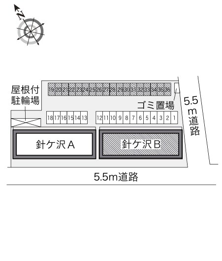 レオパレス針ヶ沢Ａの物件内観写真