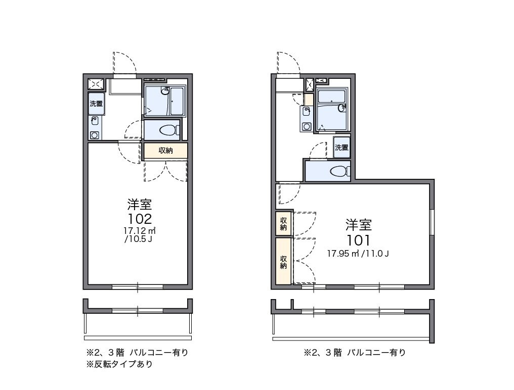 レオパレスメゾンの物件間取画像