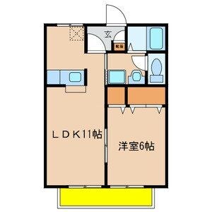 シャンスの物件間取画像