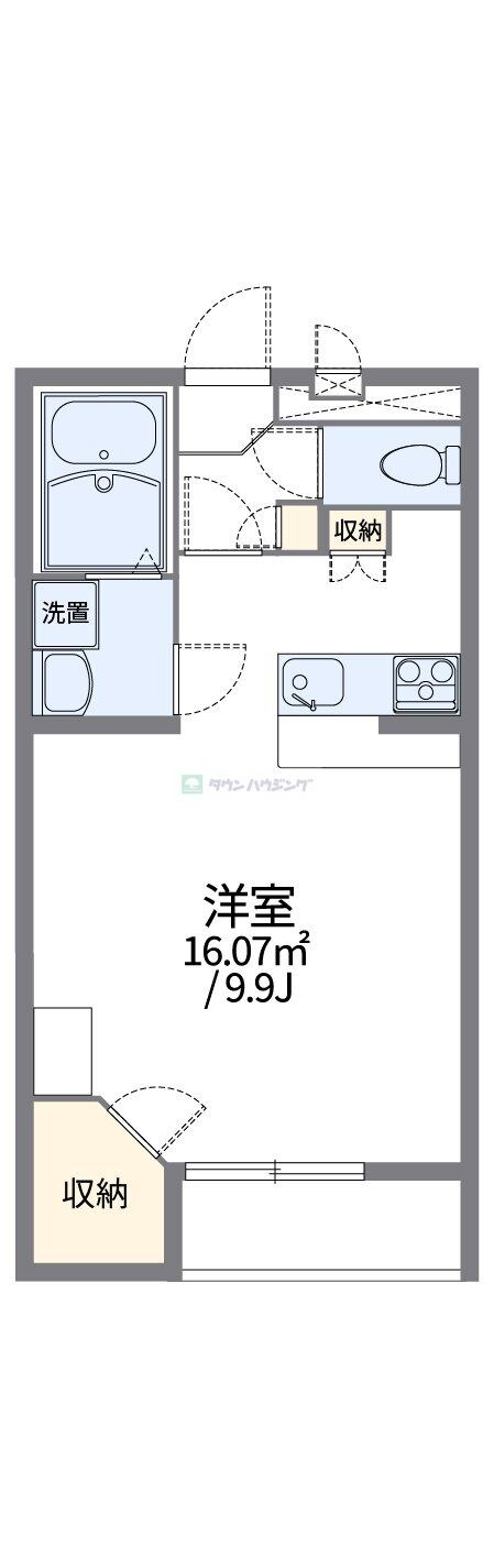 レオパレス白井IIの物件間取画像