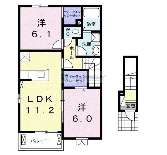 ジェルメIの物件間取画像