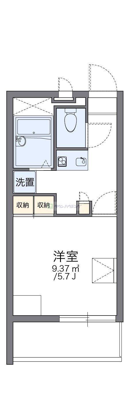 レオパレスＰＲＩＤＥ　０７の物件間取画像