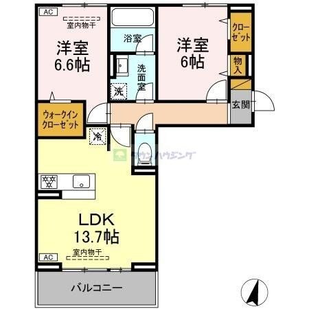 （仮称）D-ROOM豊四季の物件間取画像