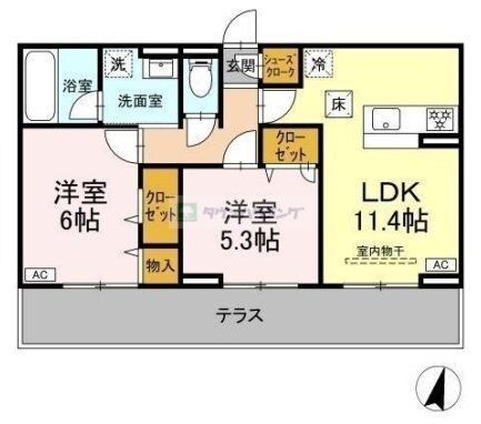 （仮称）D-ROOM豊四季の物件間取画像