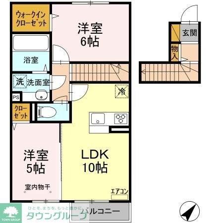 ラポールの物件間取画像